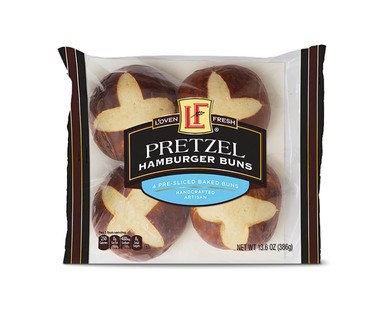 L Oven Fresh Pretzel Hamburger Buns Aldi Us