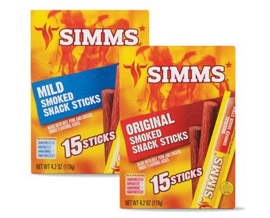 Simms Smoked Snack Sticks