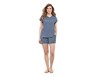 Crane Ladies Eco Loungewear Set Blue In Use