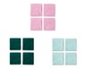 Huntington Home Towel Set Pink, Green or Blue