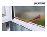 Easy Home Weatherstrip Seal Brown In Use View 2. Not available in all locations