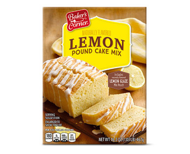 Baker's Corner Lemon Pound Cake Mix | ALDI US