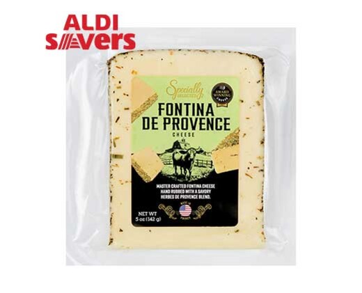 ALDI Savers Specially Selected Award Winning Fontina de Provence Cheese