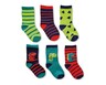 Lily &amp; Dan Toddlers 6pk Socks Dinosaurs