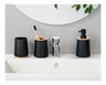 Huntington Home Bamboo Sink Accessories Black In Use