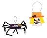 Smile! Create Your Own Halloween Stick Characters Spider and Scarecrow