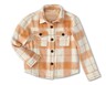 Lily &amp; Dan Children&#039;s Plaid Shacket Tan Plaid