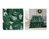 Merry Moments Holiday Throw Green Trees In Use