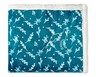 Heart to Tail Pet Throw Teal Floral