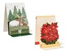 Merry Moments	Pop-Up Christmas Card Seasons Greetings and Poinsettia