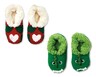 Lily &amp; Dan Childrens Cozy Slipper Socks Heart and Dinosaur