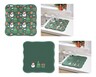 Merry Moments Drying Mat, Scrubber, or Oven Mitt Potholder Snowman In Use