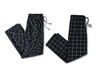 Royal Class Men&#039;s 2 Pack Sleep Pants Black