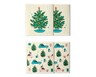 Huntington Home Holiday Swedish Dish Cloth Trees/Cars