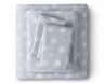 Huntington Home King Flannel Sheet Set Snowflakes