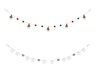 Merry Moments Holiday Garland Elves and Snowflakes