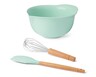 Crofton Mixing Bowl &amp; Utensil Set Green