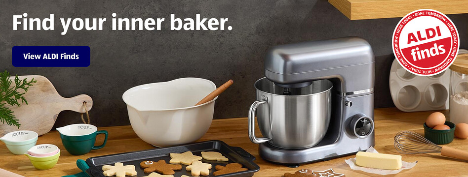 Find your inner baker. View ALDI Finds.