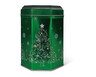 Benton&#039;s Green Holiday Music Tin with Sugar Cookies