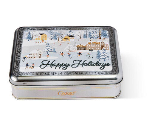 Choceur Chocolate Assortment Holiday Tin | ALDI US