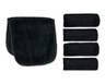 Huntington Home 5 Pack Makeup Removing Cloths Black