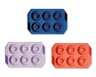 Crofton Reinforced Silicone Donut Pan Blue, Purple and Peach