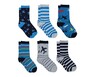 Lily &amp; Dan Childrens 6pk Socks Planes