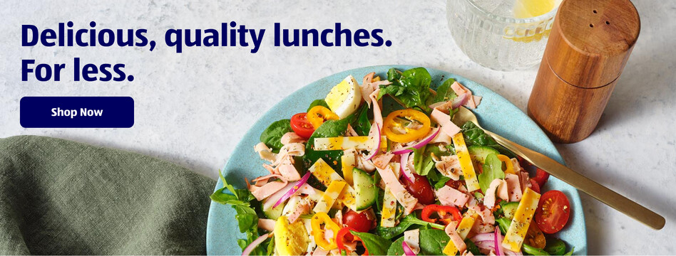 Delicious, quality lunches. For less. Shop Now.