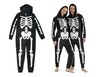 Halloween Adult Onesie Skeleton In Use