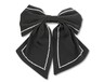 Visage Hair Accessories Bling Bows Black