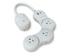 Bauhn Flexible Surge Protector White