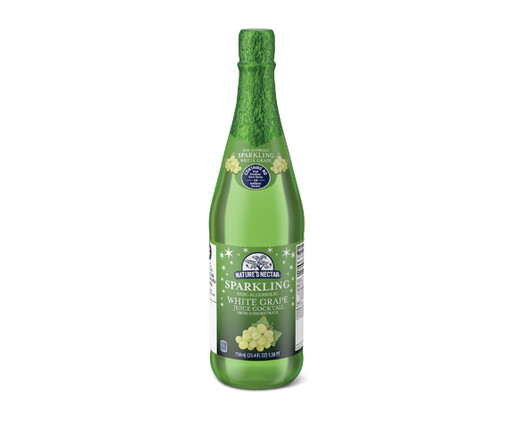 Nature&#039;s Nectar Sparkling White Grape Juice Cocktail