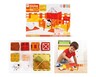 Bee Happy Themed Magnetic Tiles 48pc Farm In Use