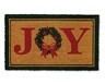 Merry Moments 18&quot; x 30&quot; Holiday Coir Mat Joy