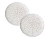 Crofton Halloween Plates Spider Web