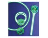 Pembrook Halloween Glow Sticks Kit Green/Skeleton In Use