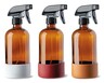 Joie Glass Spray Bottle Amber White, Red and Orange Sleeve