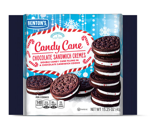 Benton's Candy Cane Sandwich Crémes | ALDI US