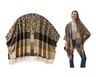 Serra Ladies Poncho Cheetah In Use