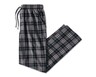 Royal Class Men&#039;s Sleep Pants Black/Gray Flannel