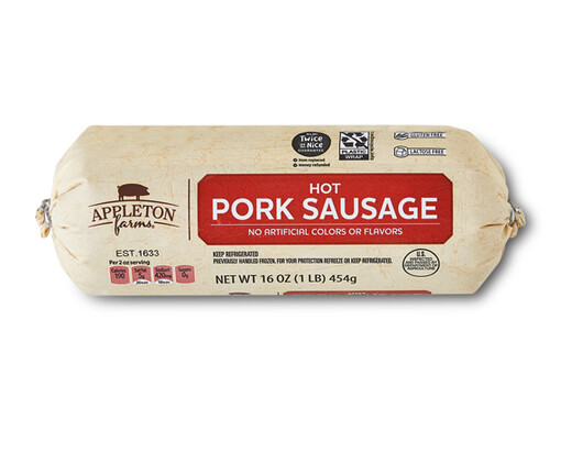 Appleton Farms Hot or Italian Pork Sausage Roll | ALDI US