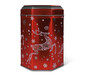 Benton&#039;s Red Holiday Music Tin with Sugar Cookies