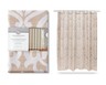 Huntington Home Printed Shower Curtain Beige Damask In Use