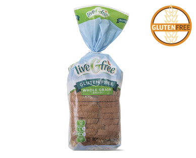 aldi bread gluten grain whole livegfree brands grocery items pantry goods quality