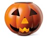 Huntington Home Metal Jack-O-Lantern Matte Orange View 1