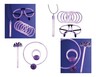 Pembrook Halloween Glow Sticks Party Pack Purple and Kit Purple/Bat In Use