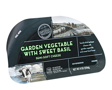 Garden Vegetable Sweet Basil Hand Crafted Cheese Emporium Selection Aldi Us