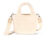 LIVE IN STYLE Sherpa Tote White