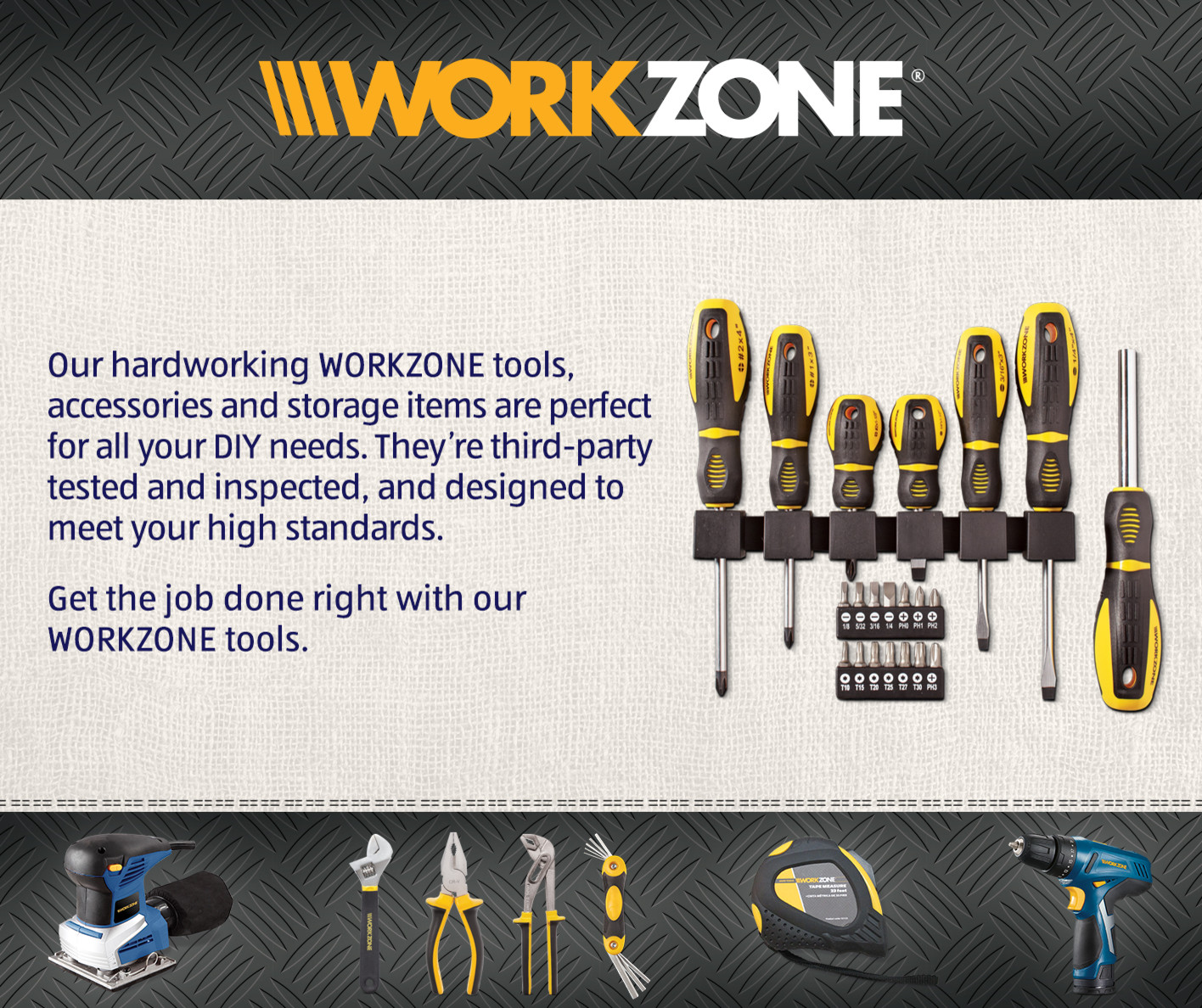 WORKZONE - Tools, Accessories \u0026 Storage 