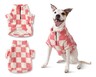 Heart to Tail Pet Quarter Zip or Shacket Pink Check In Use